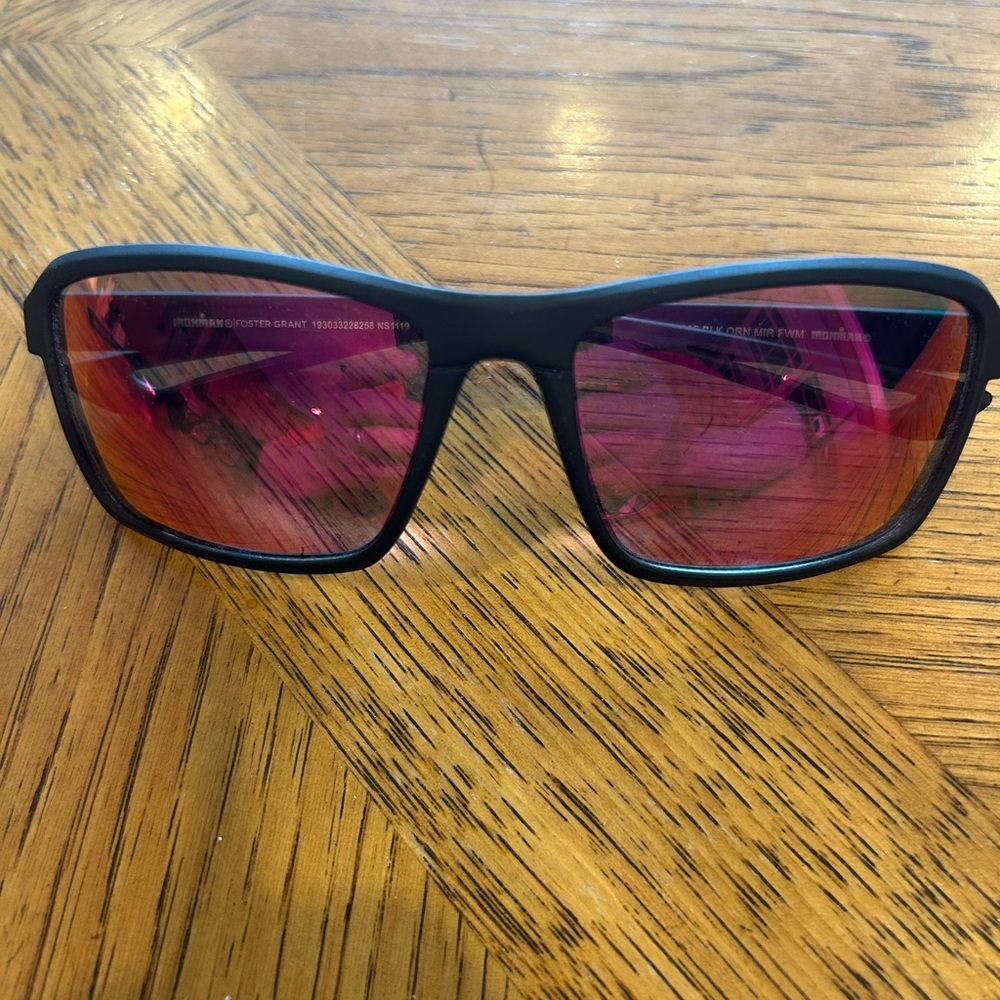 Iron Man Black Sunglasses with Red Lenses